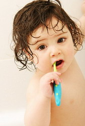 Pediatric Dentist - Brushing Teeth